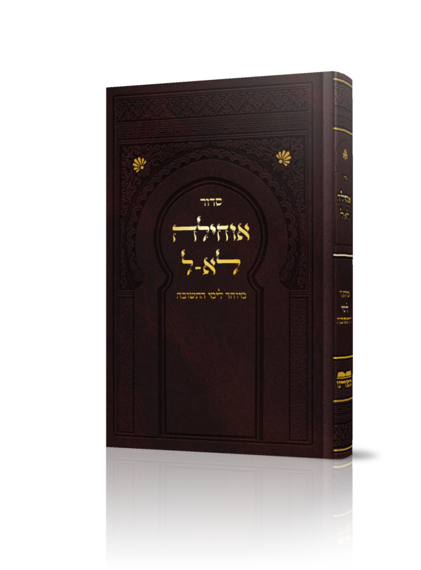 סידור אוחילה לא-ל – סידור מיוחד לימי התשובה Lg 8.5"x5.5"(BK-OCHL)