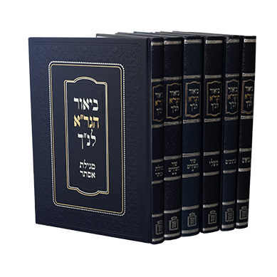 ביאור הגר”א לנ”ך – 6 כרכים-Mosad Rav Kook (BK-BHGN6)