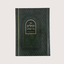 Tehillim Or Hashalom Hebrew תהילים אור השלום Large Letters 7"x9.5" (BK-THOHLG)