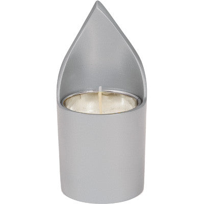 Anodize Memorial Candle Holder Silver (EM-NNM1)