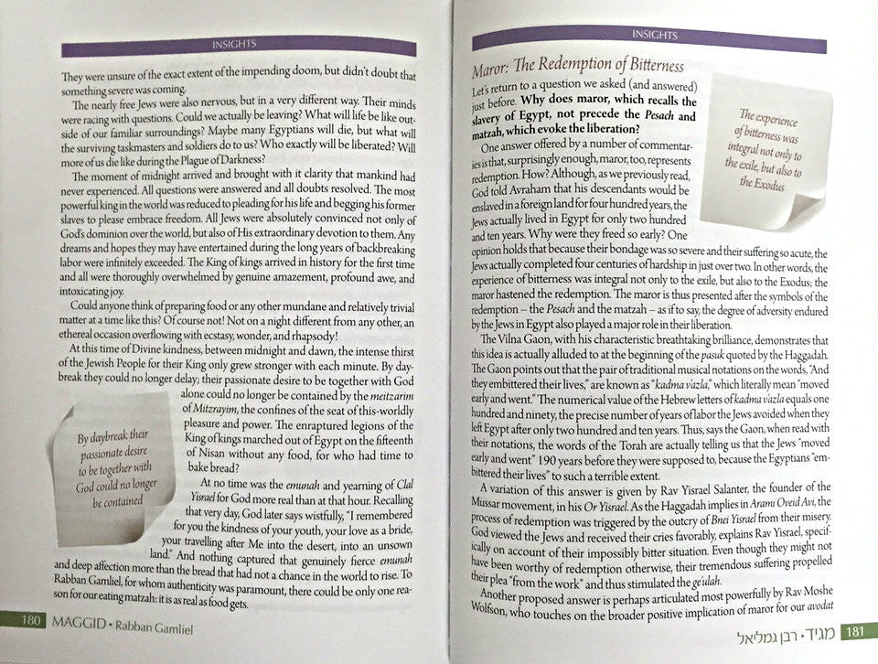 Haggadah Shel Pesach: "From Despair To Destiny"- Rabbi Aharon Marcus (BK-FDTD)