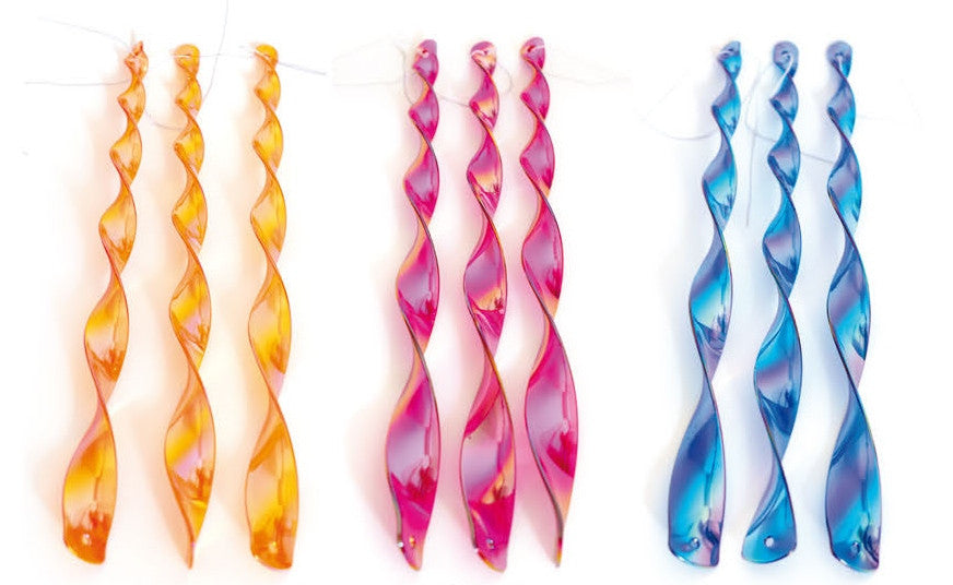 12" Wind Twirls 3pk - assorted colors, priced per dozen (GR12123)