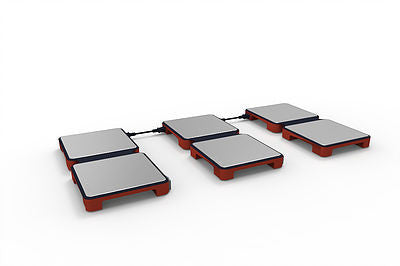 HotMat 2 Dish Connect Warming Plate-- Rustic Red (HOTMATCNCTR)