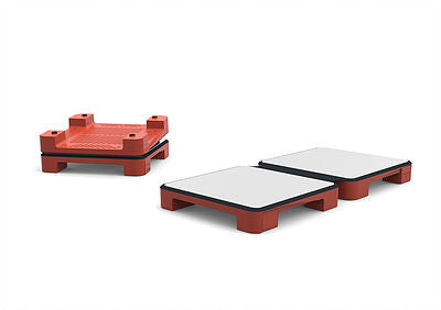 HotMat 2 Dish Connect Warming Plate-- Rustic Red (HOTMATCNCTR)