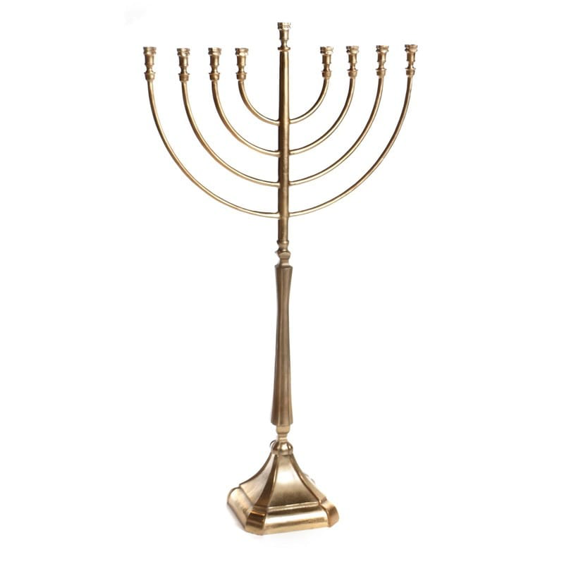 Brass Menorah Extra Large 33"W x 61"H (M-X5009G)