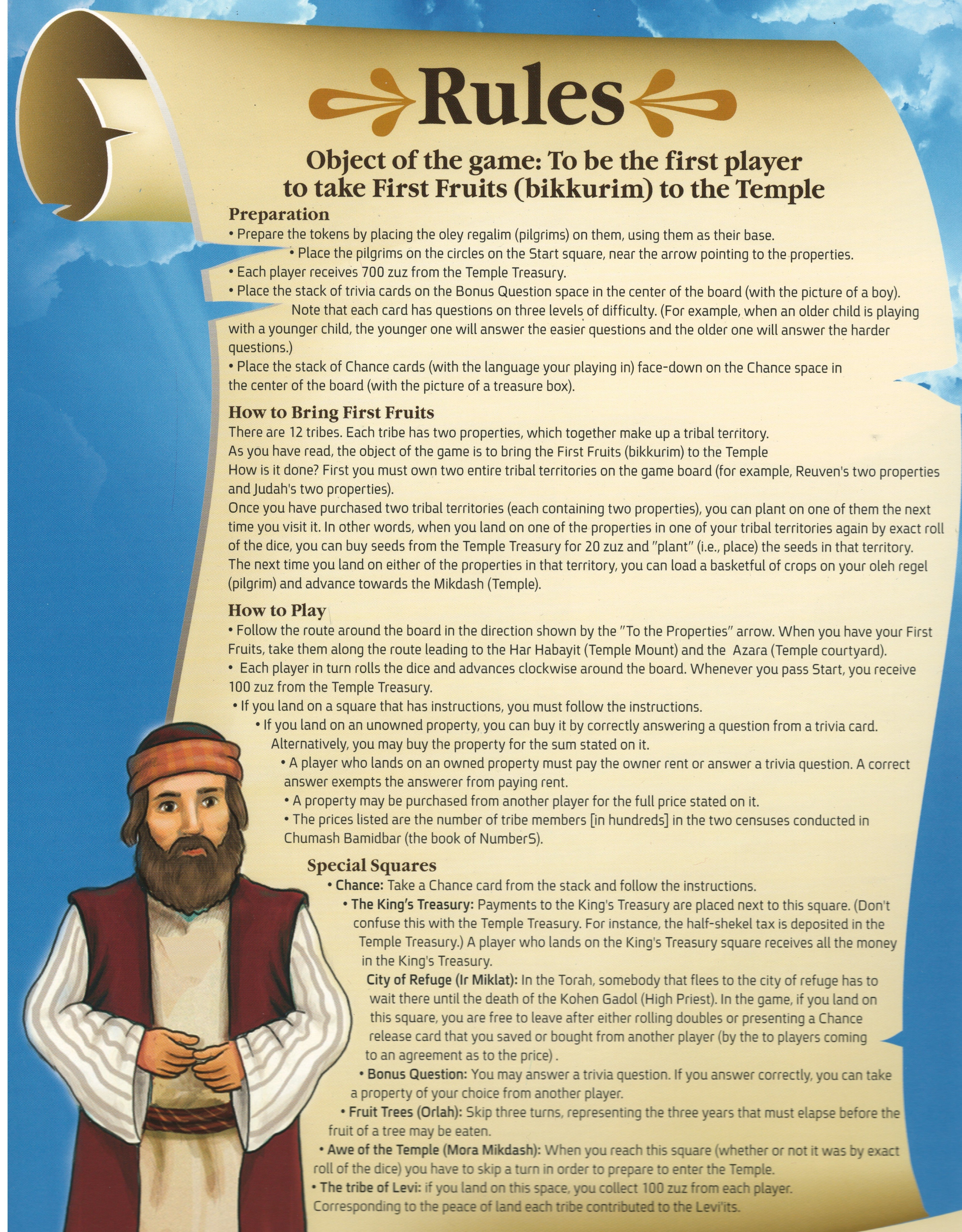 Back to the Temple Monopoly Game (GM-BTTT)9387