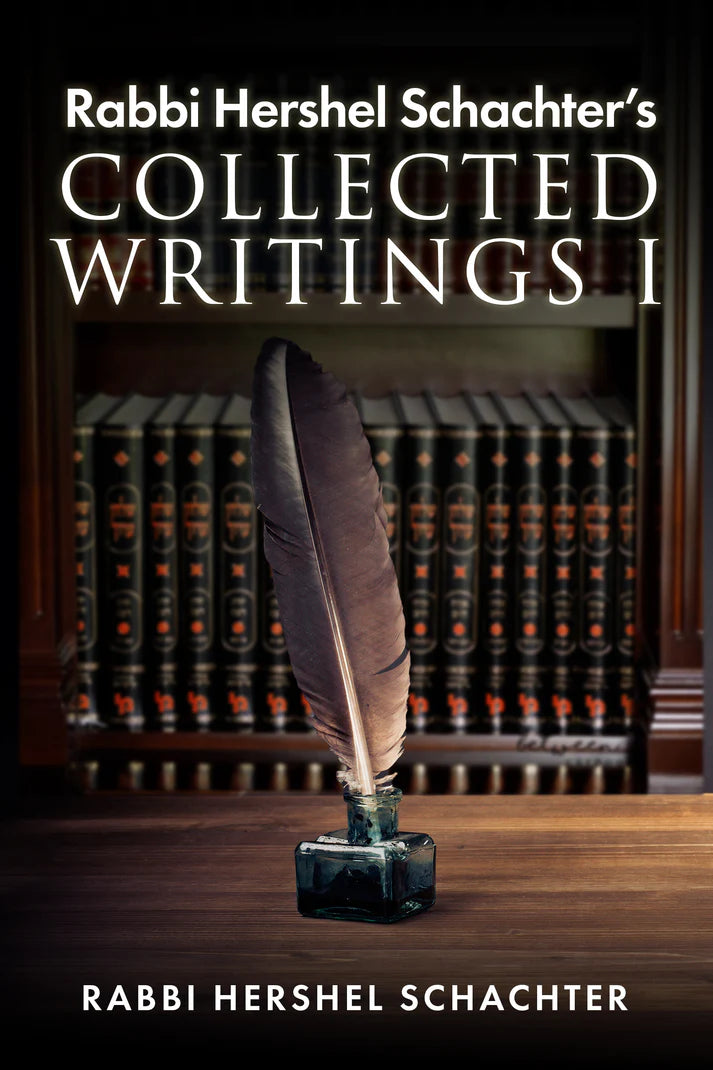 Rabbi Hershel Schachter's Collected Writings 1 by Rabbi Hershel Schachter (BKE-RHSCW1)