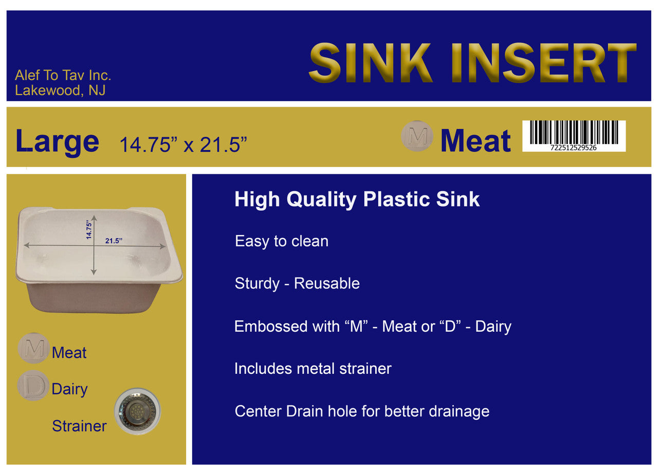 Large Sink Insert 14.5"x21"-Meat (P-SILM-M)
