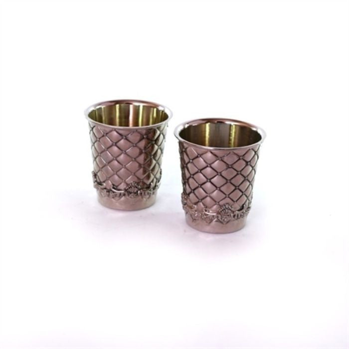 Small Reviit Silverplate Kiddush Cup (KC-X118)