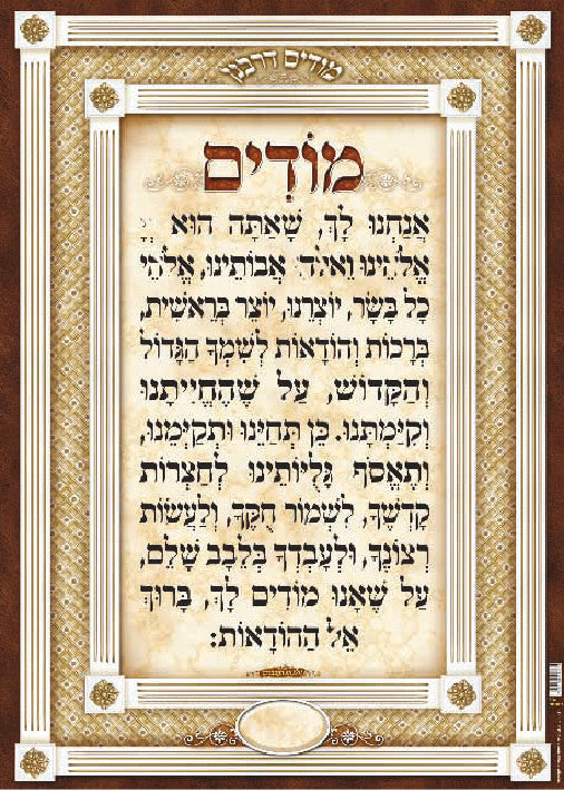 Poster 20" x 28" Non Laminated --Modim D'rabanan (P743)