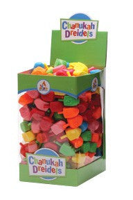 Pack of 100 Medium Chanukah Dreidels - Assorted Colors (CH-PDM)