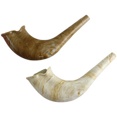 Marbled Round Toy Shofar (SH-PLBRN)