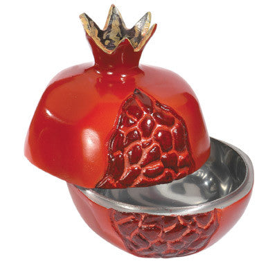 Aluminum Pomegranates Honey Dish (Large) - Red (EM-LPO2)