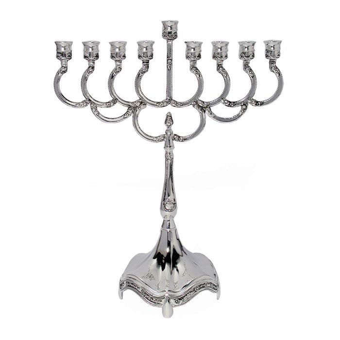 Silverplate Menorah 8.5" (M-1937S)