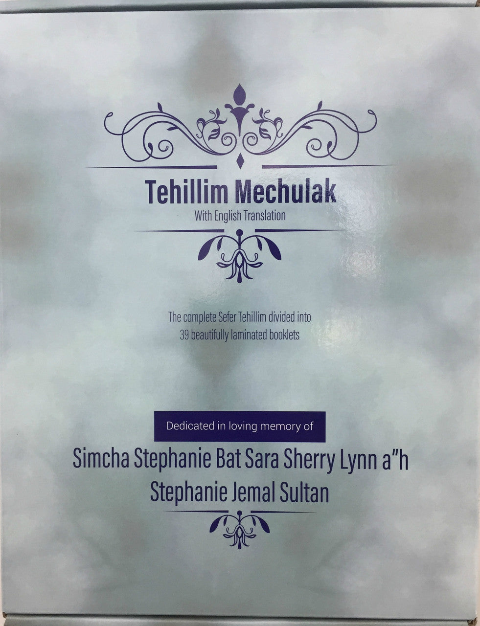 Large 9" x 12" H/E Tehillim Mechulak-- 39 vol. (BKE-THML)