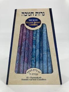 Deluxe Blue/Purple Chanukah Candles (CH-CP37)