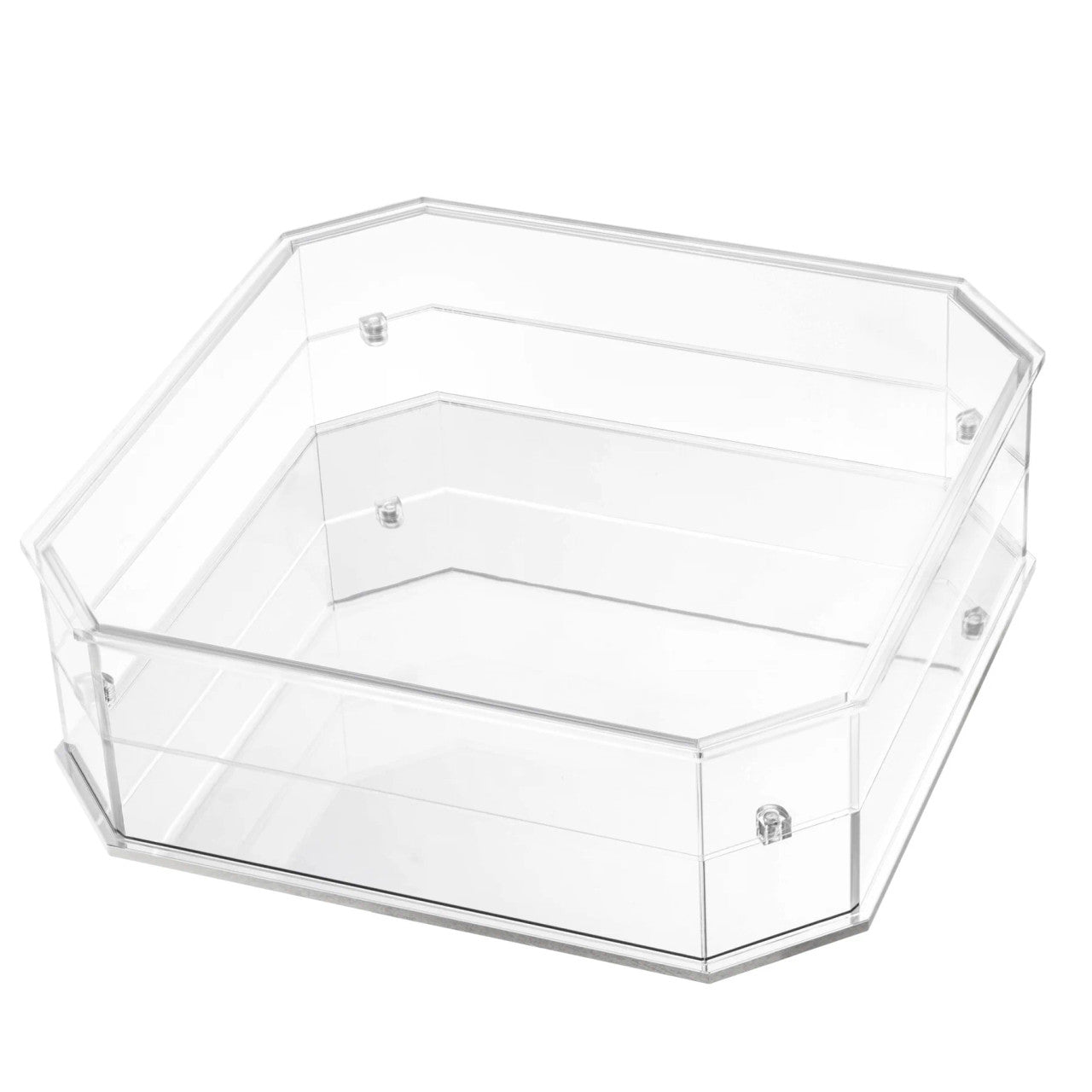 2 in 1 Lucite Matzah Box/Tray (P-ZLMB2)