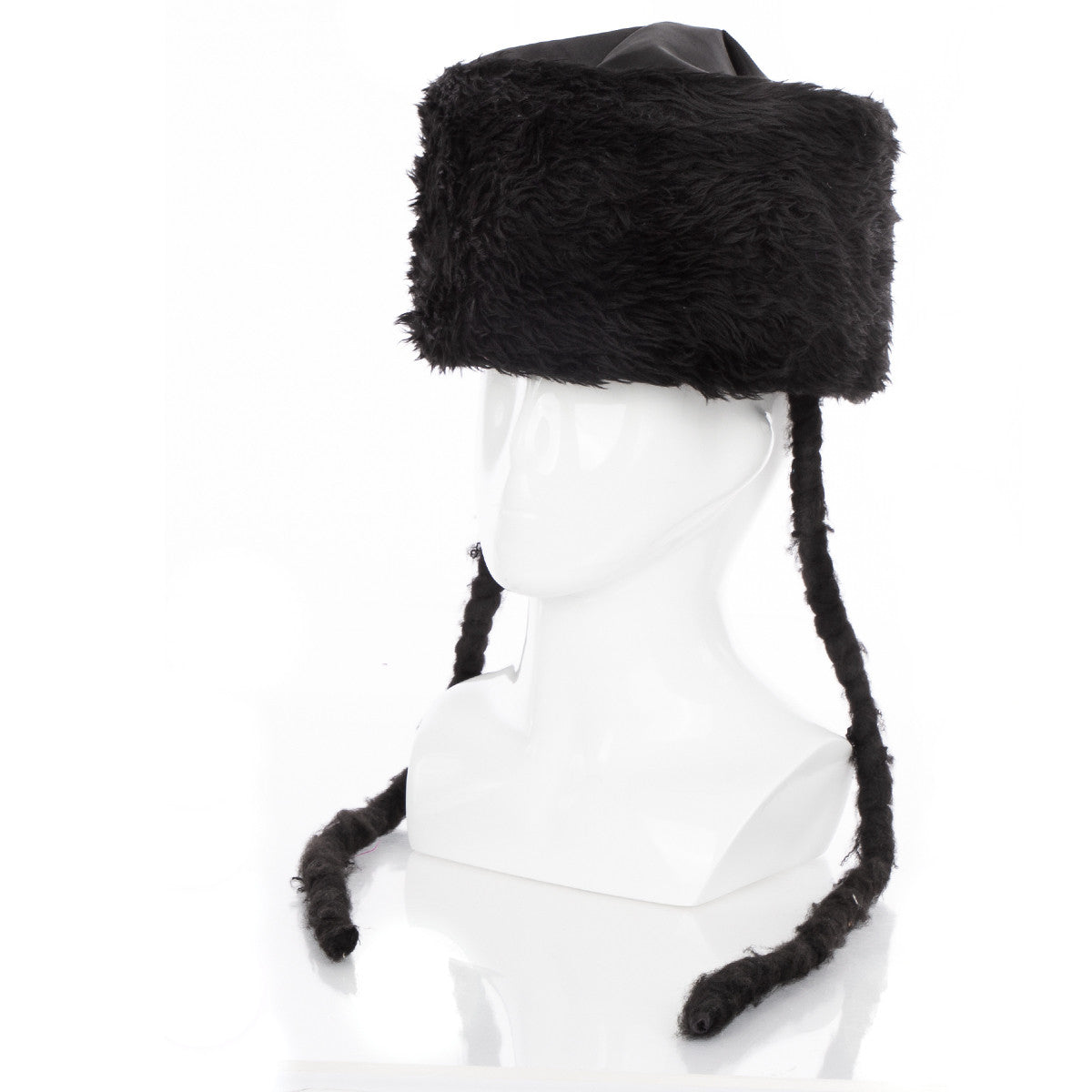 Black Purim Shtreimel With Payos(GR-11914)