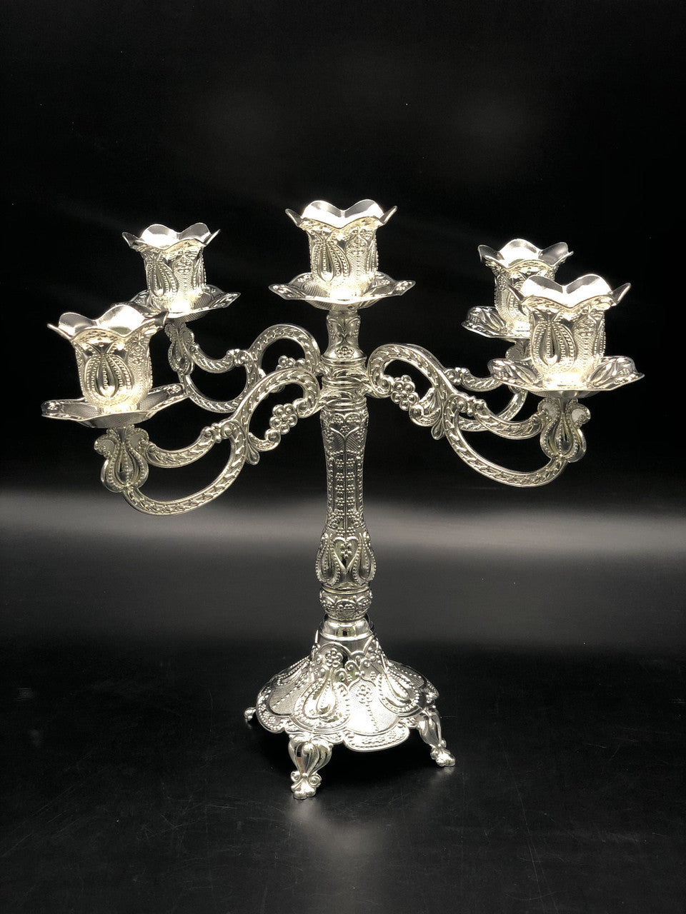 S/P Filigreen 5 Branch Candelabra 10" (CS-11925)