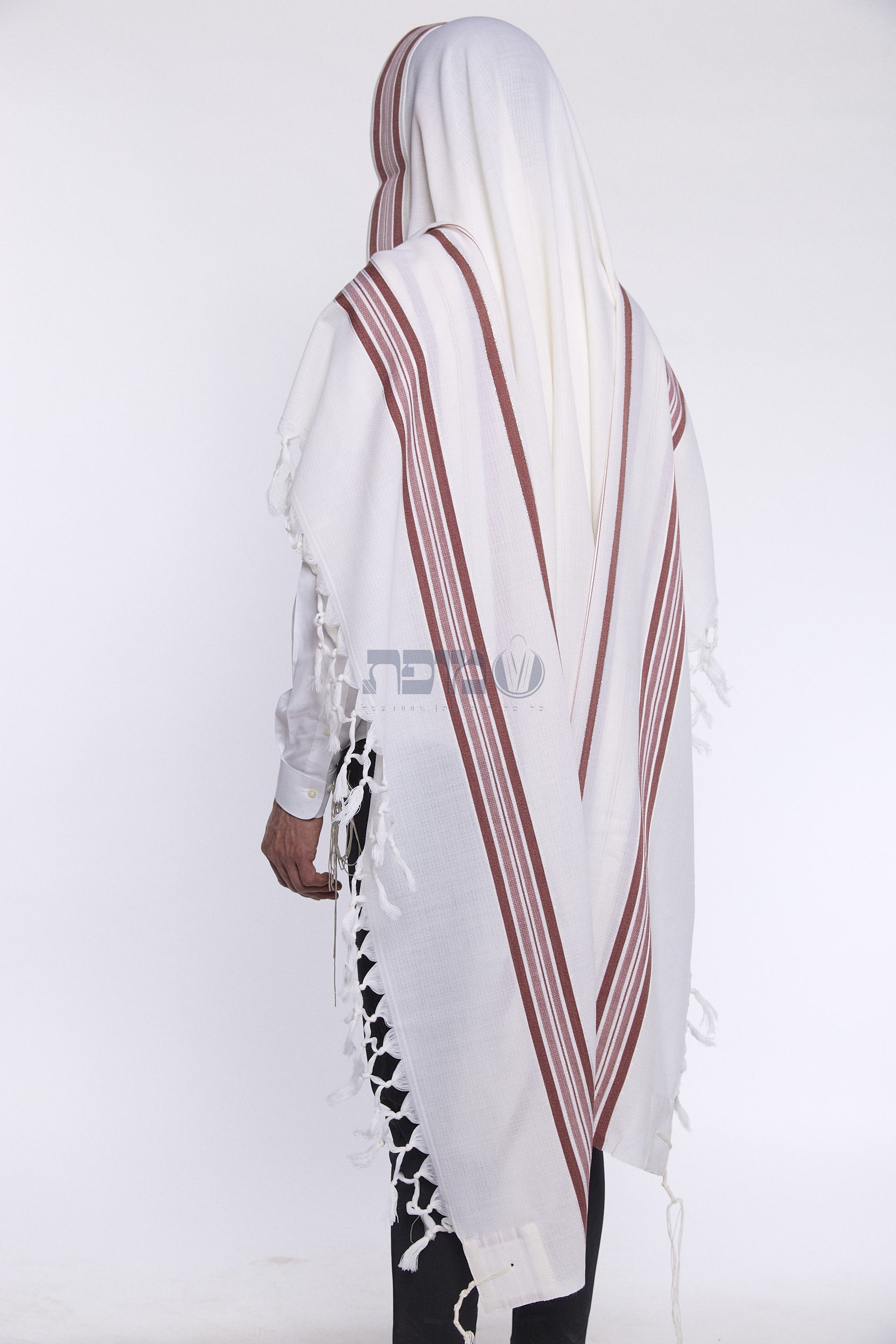 Mofet Wool Tallit - Hallel/Luxurious Weave Design (TAL-WOH)