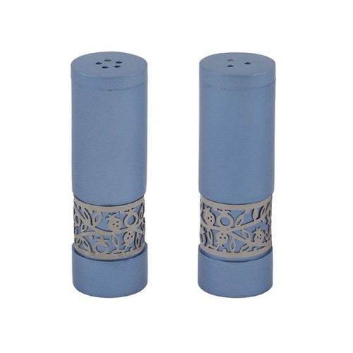 Emanuel Salt & Pepper Shakers with Metal Cutout (EM-SAF)