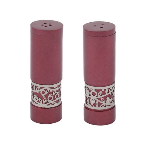 Emanuel Salt & Pepper Shakers with Metal Cutout (EM-SAF)