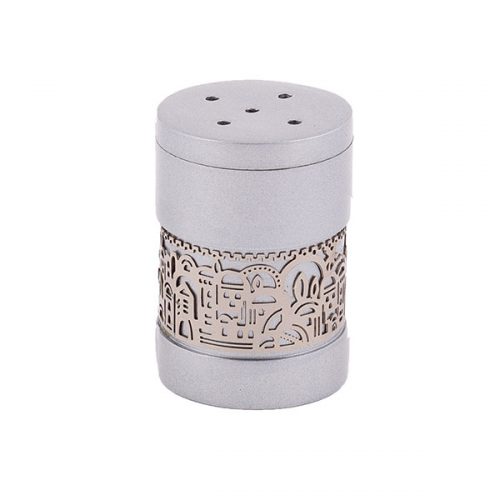 Anodized Aluminum Salt Shaker with Metal Cutout (EM-SAG)