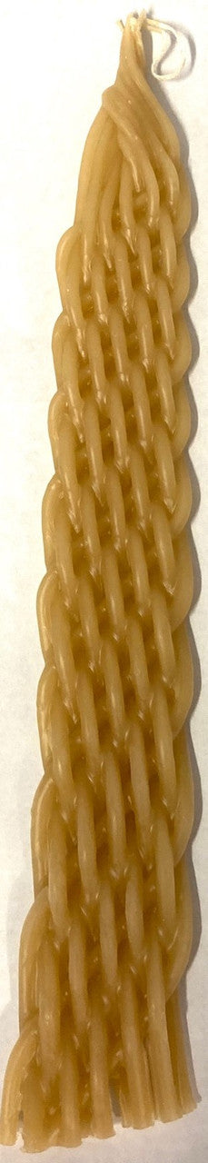 Havdalah Candle Beeswax Wide - 12 Wicks 14"(HV-HN12W)