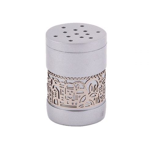 Emanuel Anodized Aluminum Spice Box with Metal Cutout (EM-BF)