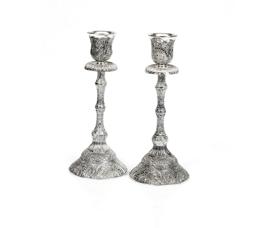 Silverplate Candlesticks 8" (CS-X1460)