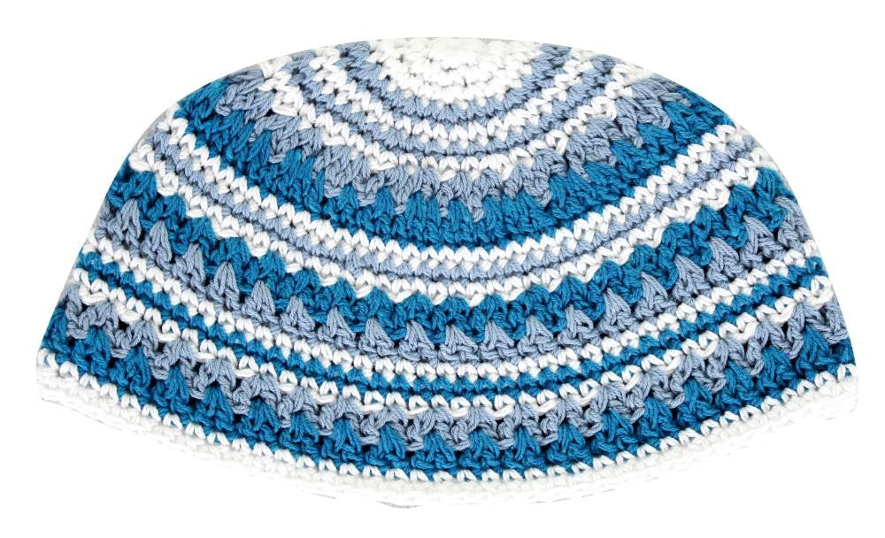 Knitted Colored Kippah-Asst. Colors/Sizes 21cm-24cm (MC-CKK) 06109