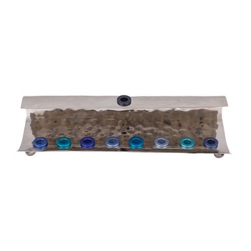 Emanuel Hammered Wave Menorah (EM-HNC)