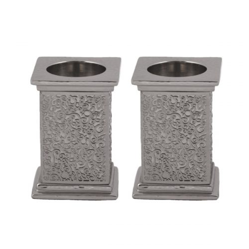 Emanuel Square Candlesticks w/ Full Metal Cutout (EM-CG)