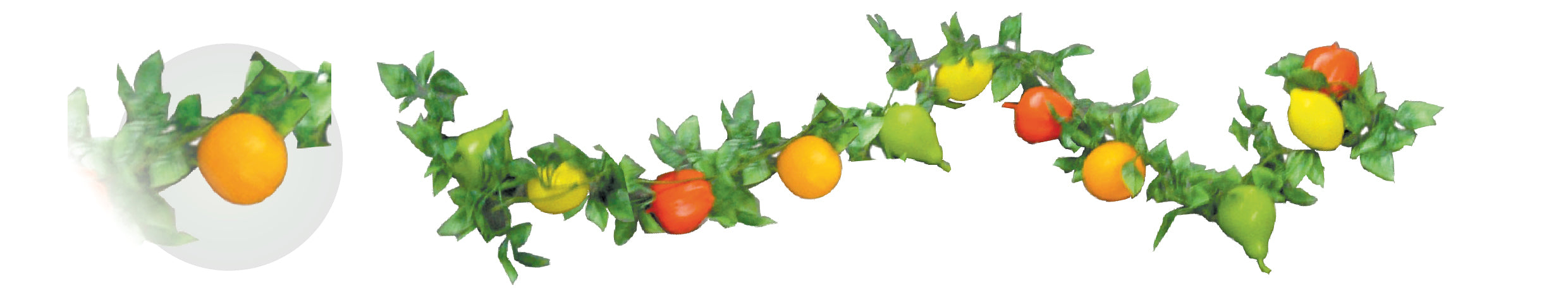 6' Fruit Garland - 11 Fruits  (200187)