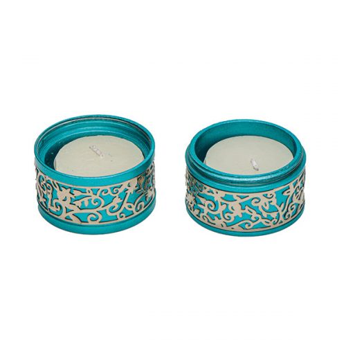 Emanuel Travel Candlestick W/ Metal Cutout (EM-TLA)