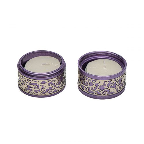 Emanuel Travel Candlestick W/ Metal Cutout (EM-TLA)