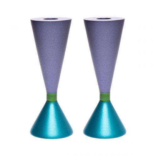 Double Sided Anodized Candlesticks W/ Ring (EM-CSK)
