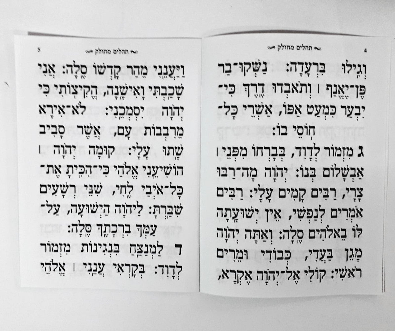 Tehillim Avodat Hashem Mechulak 28 Booklets Hebrew  תהילים עבודת השם מחולק (BK-THMAH)