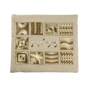Emanuel Full Embroidered Tallit Bag Geometric (EM-TBB5)