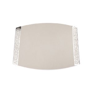 Emanuel Porcelain Challah Board-Lace Sides (EM-CBR1-3)
