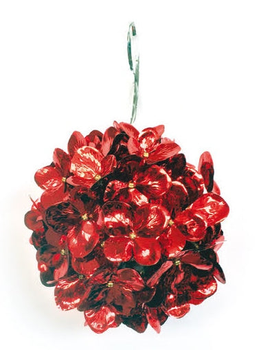 6.5" Metallic flower balls (2018055)