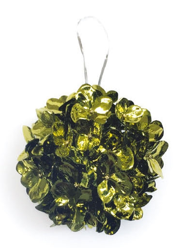 6.5" Metallic flower balls (2018055)