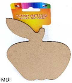 Apple Shape Paintable MDF Wood (D-25844)
