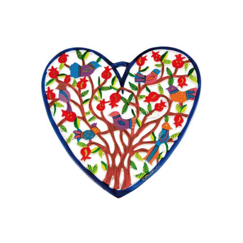 Hand Painted Metal Laser Cut Decoration-Small (EM-WHC)