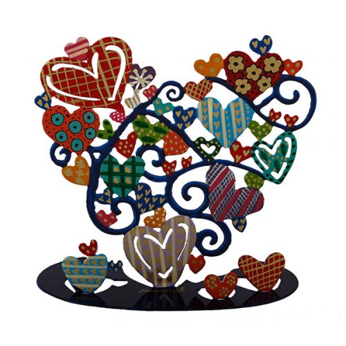 Emanuel Laser Cut Hand Painted Standing/Hanging Art Large  (EM-SHL)