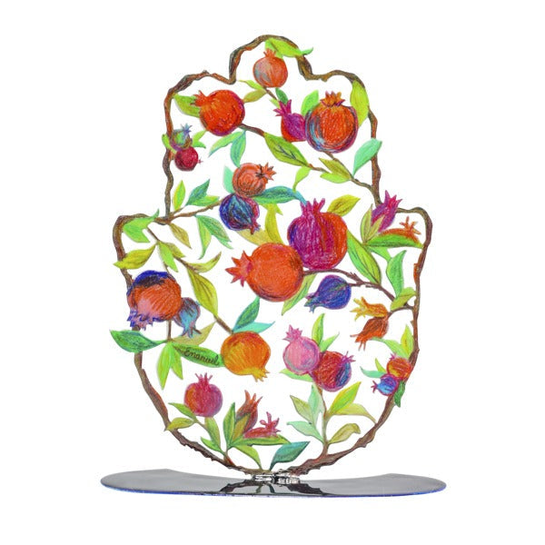 Emanuel Laser Cut Hand Painted Standing/Hanging Art Large  (EM-SHL)