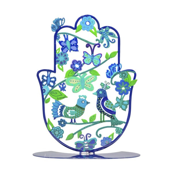 Emanuel Laser Cut Hand Painted Standing/Hanging Art Large  (EM-SHL)