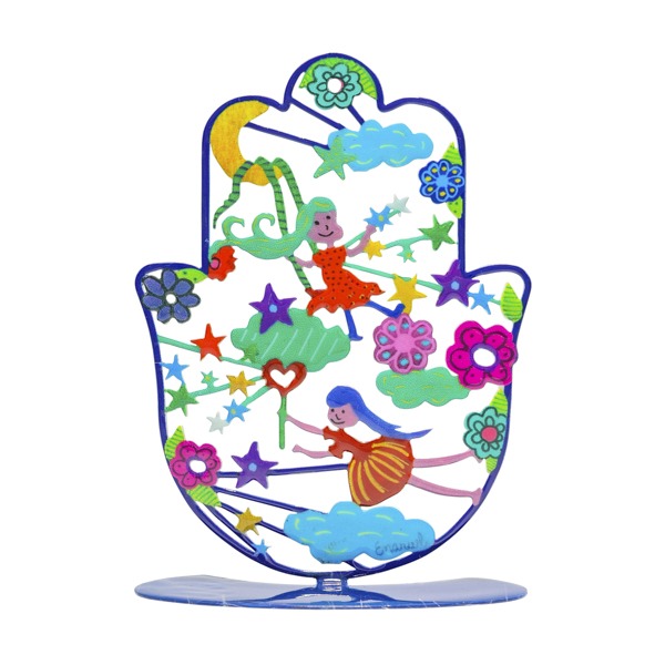 Emanuel Laser Standing Flower/Hamsa-Small  (EM-SHG)