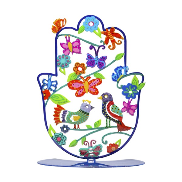 Emanuel Laser Standing Flower/Hamsa-Small  (EM-SHG)