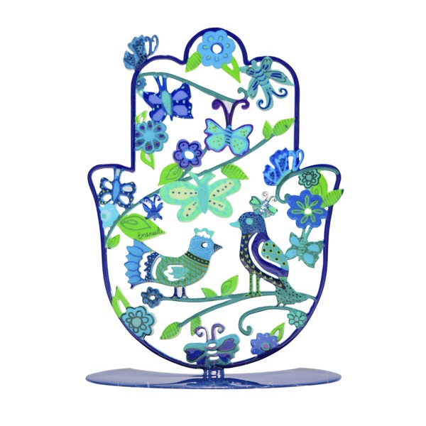Emanuel Laser Standing Flower/Hamsa-Small  (EM-SHG)